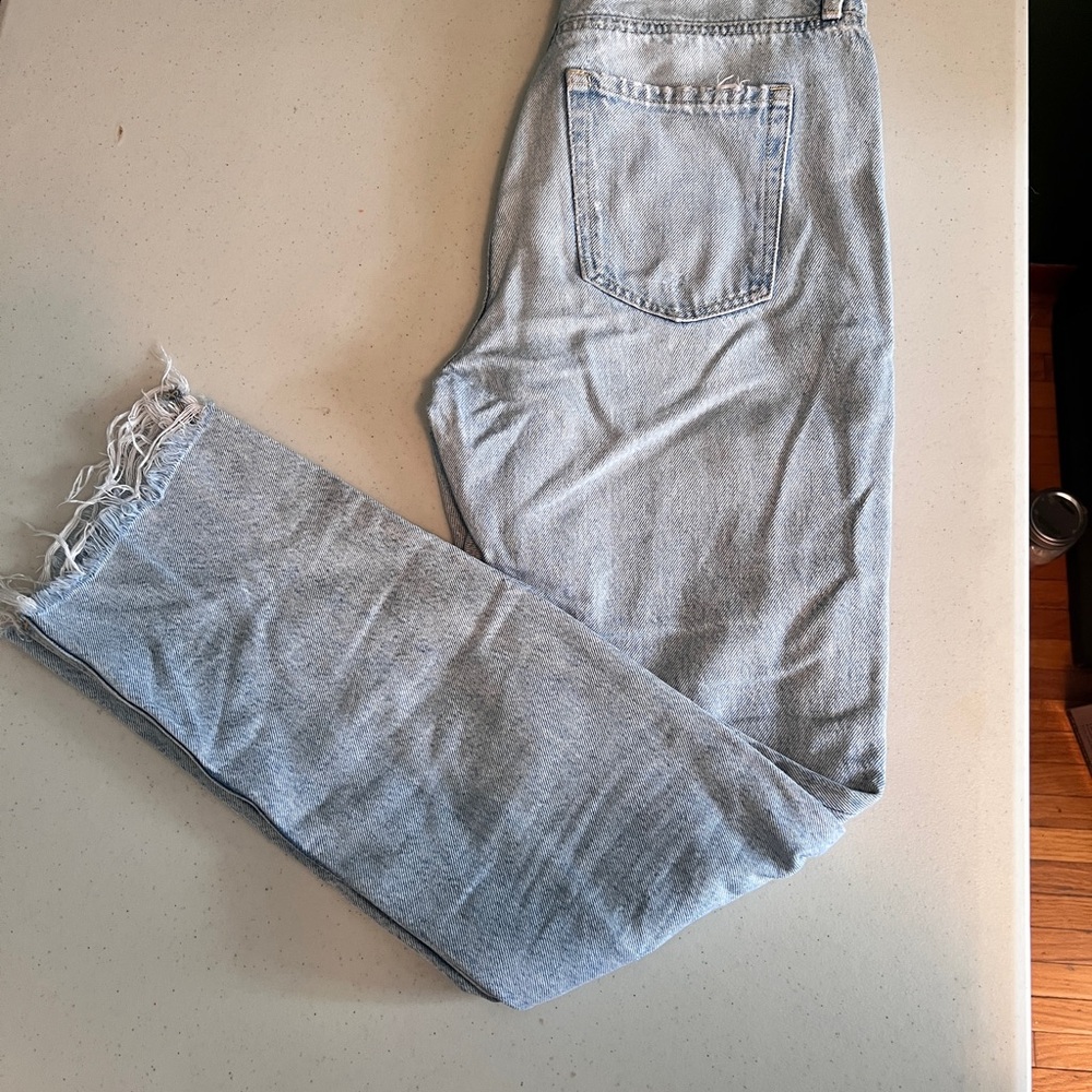 Dynamite Light Blue Straight Leg Jeans